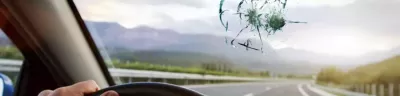 windschutzscheibe beim fahren gesprungen